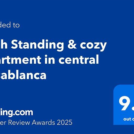 High Standing & Cozy Apartment In Central Casablanca Zewnętrze zdjęcie