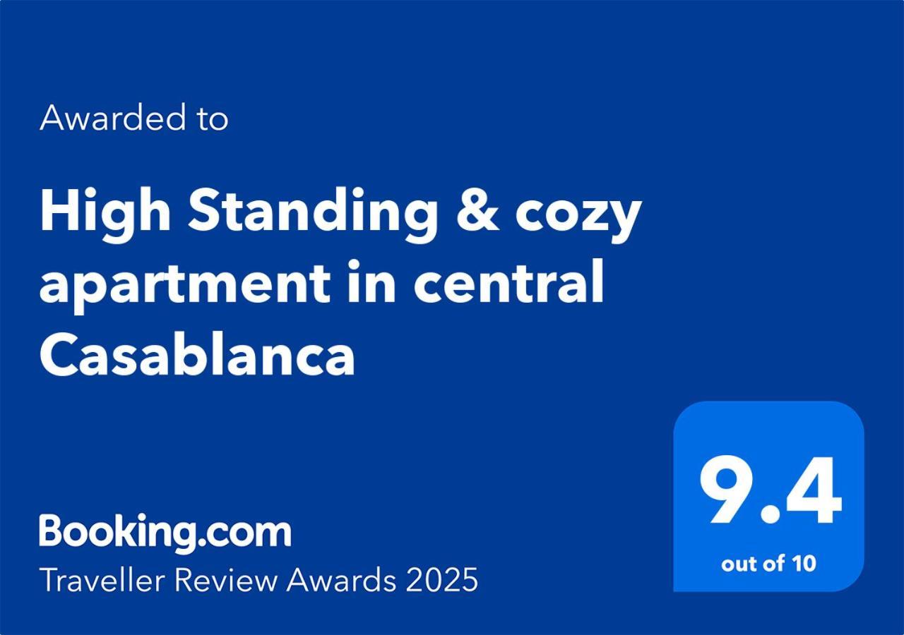 High Standing & Cozy Apartment In Central Casablanca Zewnętrze zdjęcie